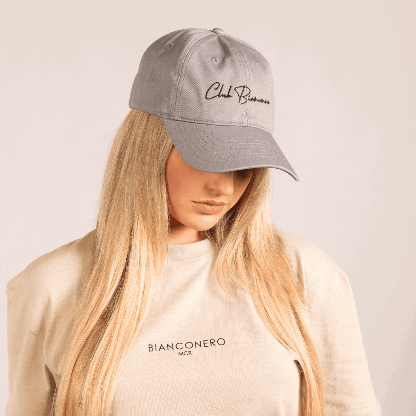 Club Bianconero 6 Panel Cap - Grey - Bianconero MCR