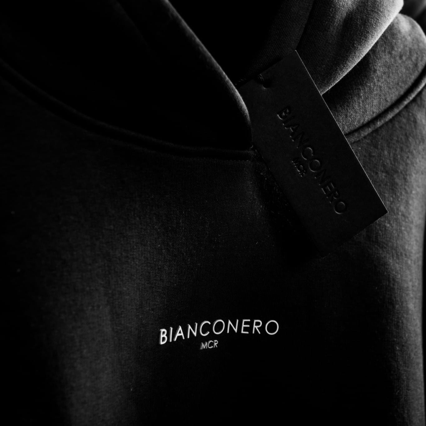 Club Bianconero Oversized Hoodie – Nero