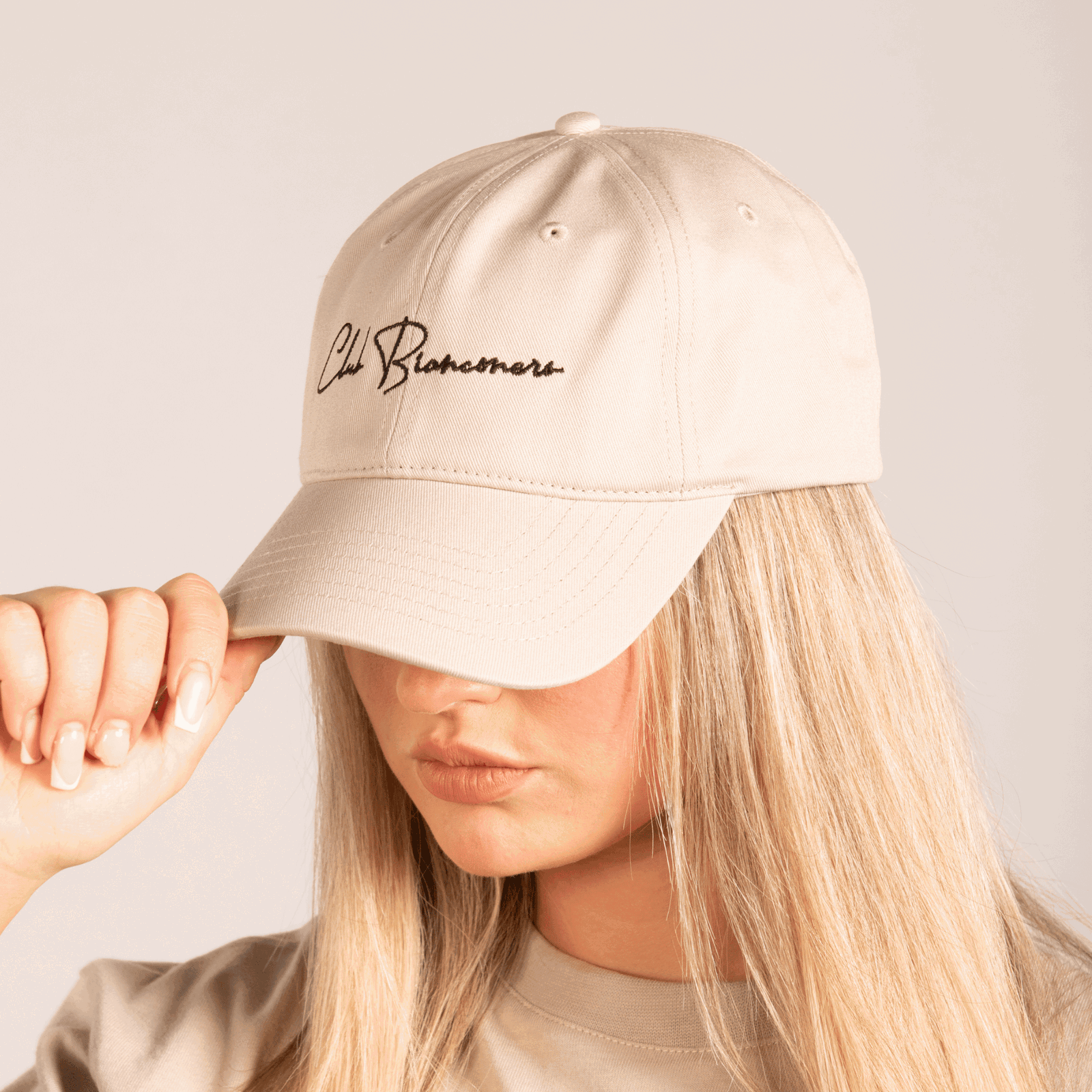 Club Bianconero 6 Panel Cap - Stone - Bianconero MCR