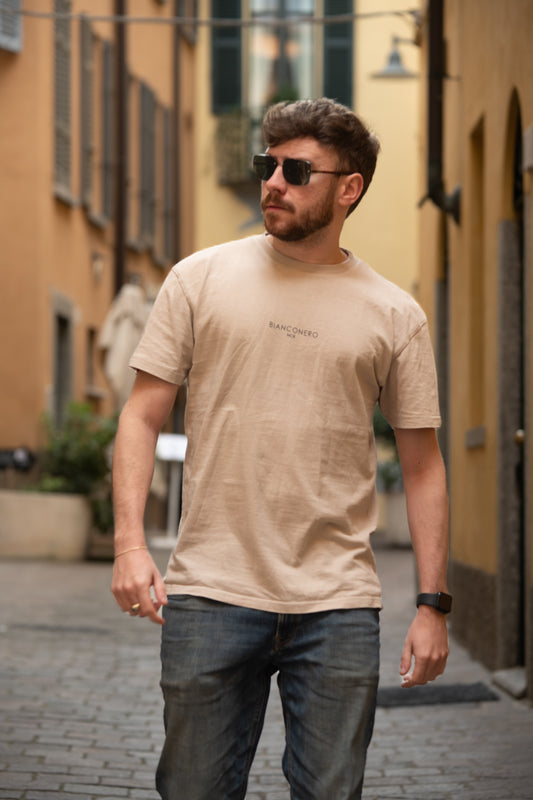 Club Bianconero Relaxed Fit T-Shirt - Taupe