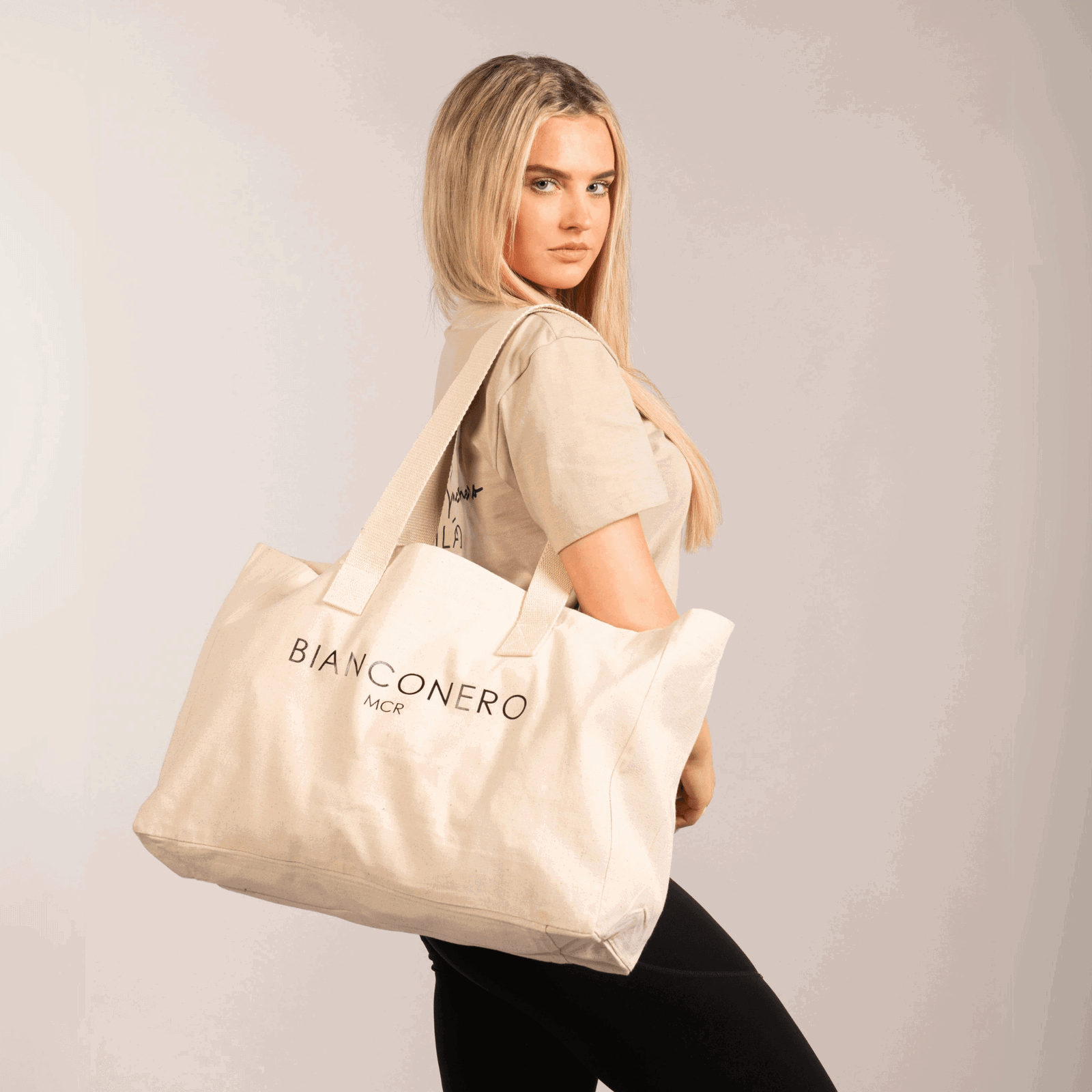 Lifestyle Logo Bag - Naturale - Bianconero MCR