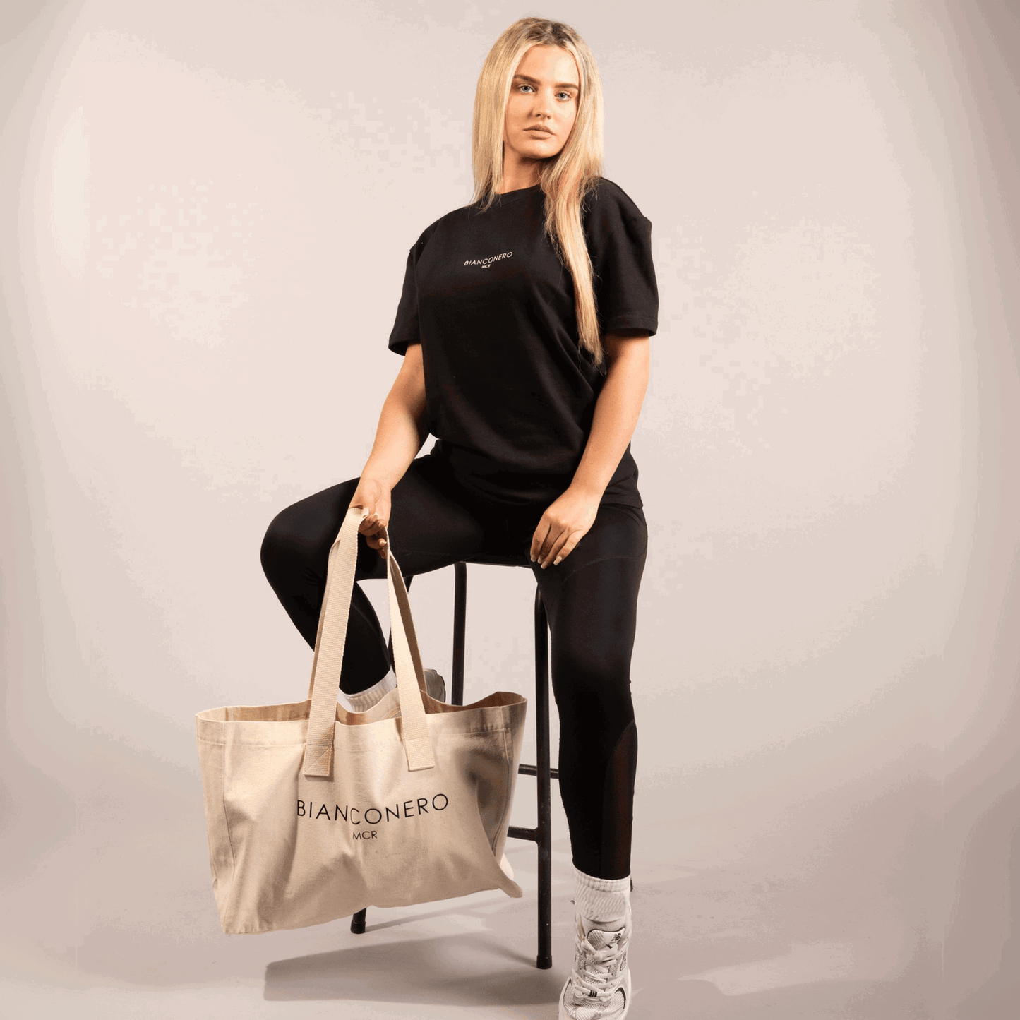 Lifestyle Logo Bag - Naturale - Bianconero MCR
